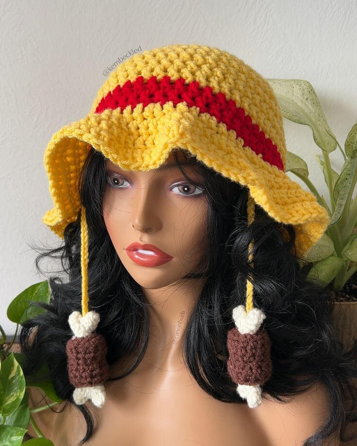 Captain Crochet Hat (inspired by "Luffy" from "One Piece"